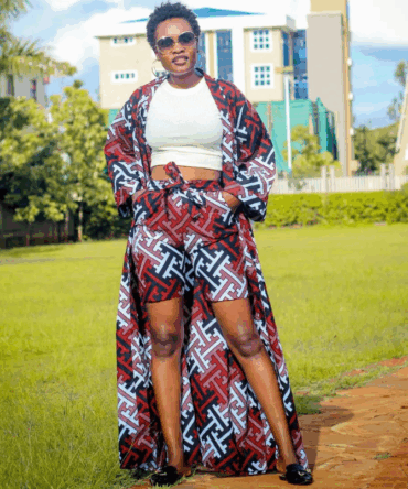 Ankara Short Maxi Kimono Set