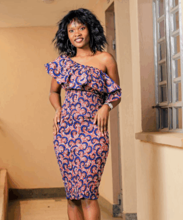 Fancy Off Shoulder Body Corn Dress