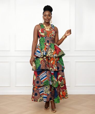 Zaria African Patterned Dress